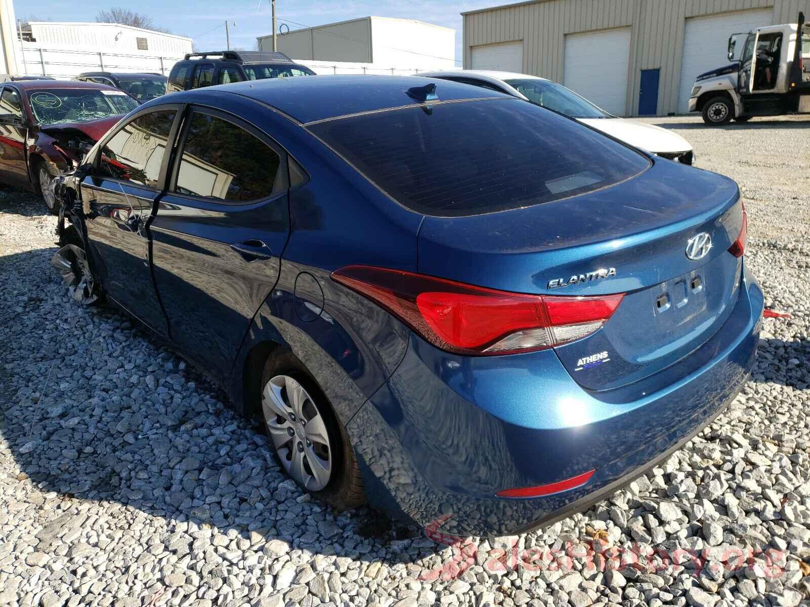 KMHDH4AE6GU543427 2016 HYUNDAI ELANTRA