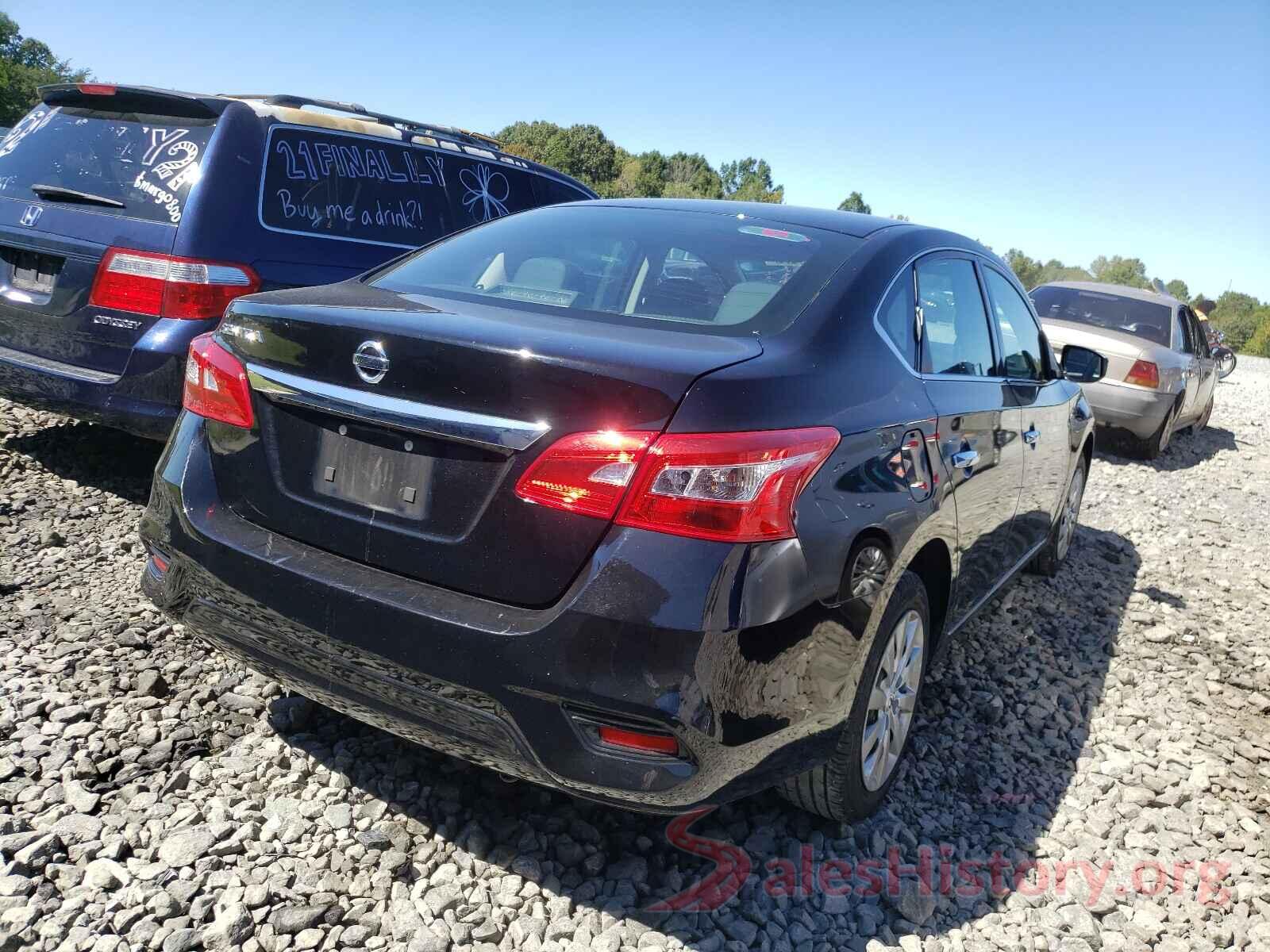 3N1AB7AP1KY311001 2019 NISSAN SENTRA