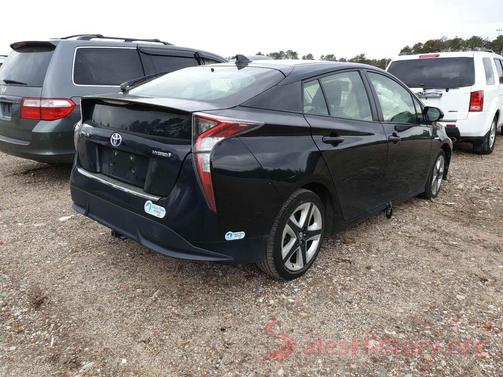 JTDKARFU3G3023169 2016 TOYOTA PRIUS