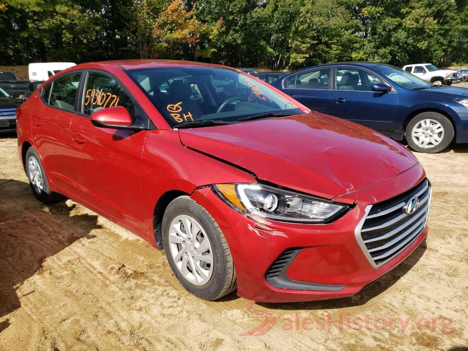 5NPD74LF0HH082783 2017 HYUNDAI ELANTRA