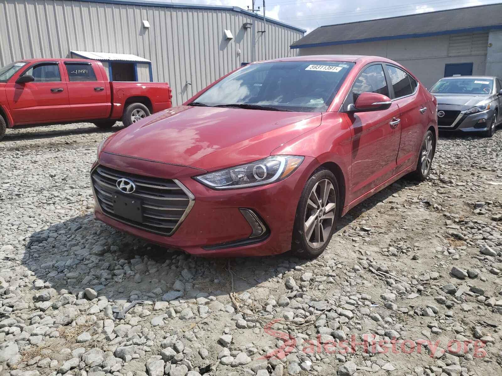 5NPD84LF7HH033951 2017 HYUNDAI ELANTRA