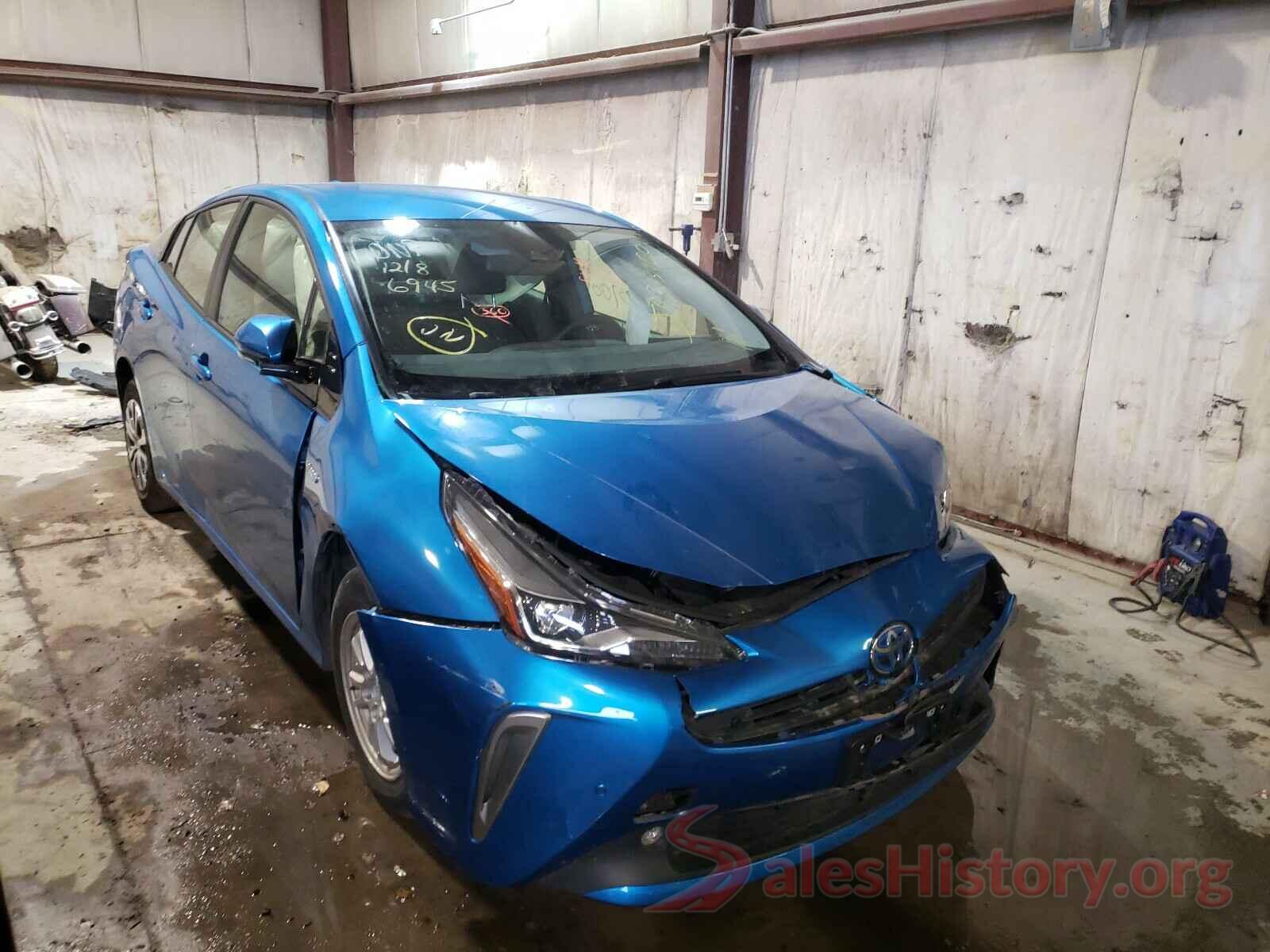 JTDL9RFU9L3016945 2020 TOYOTA PRIUS