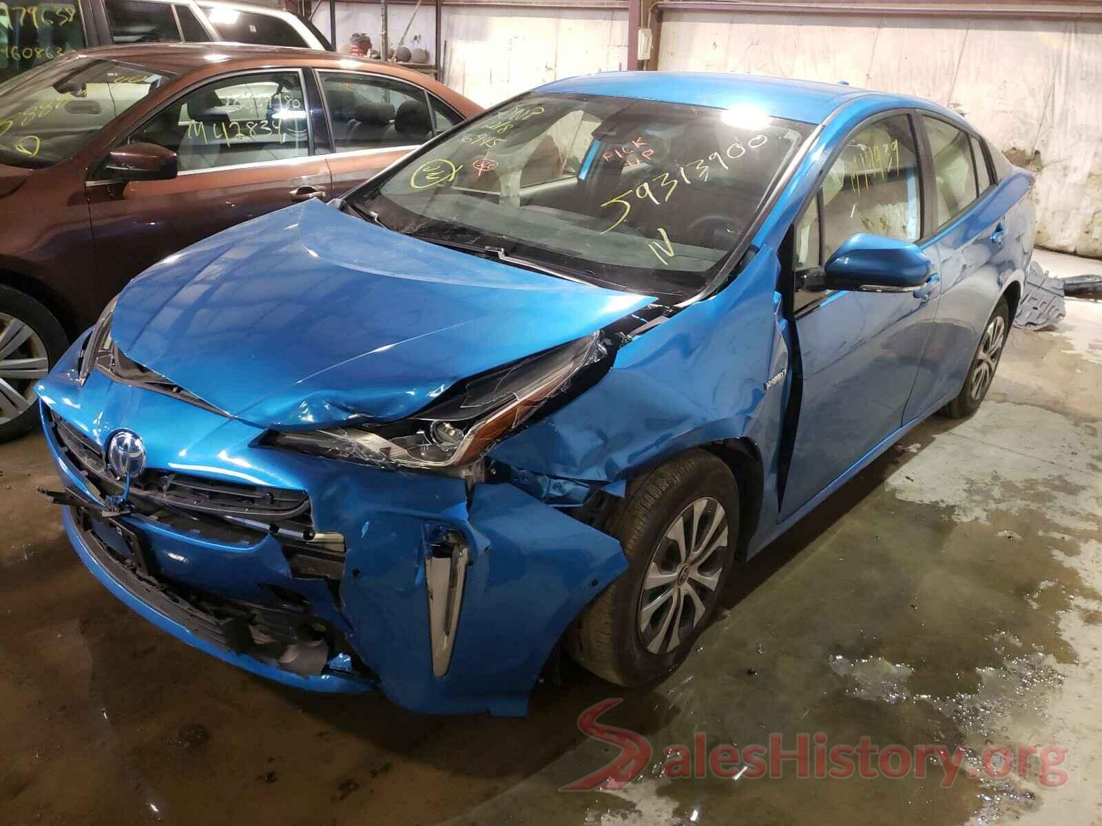 JTDL9RFU9L3016945 2020 TOYOTA PRIUS