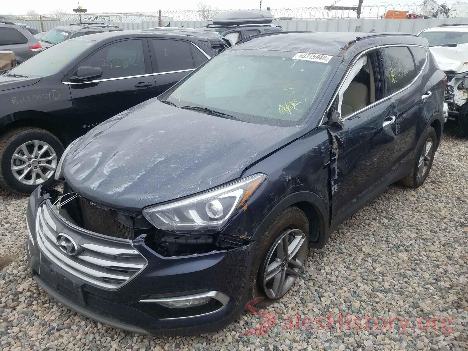 5NMZUDLB3JH089404 2018 HYUNDAI SANTA FE