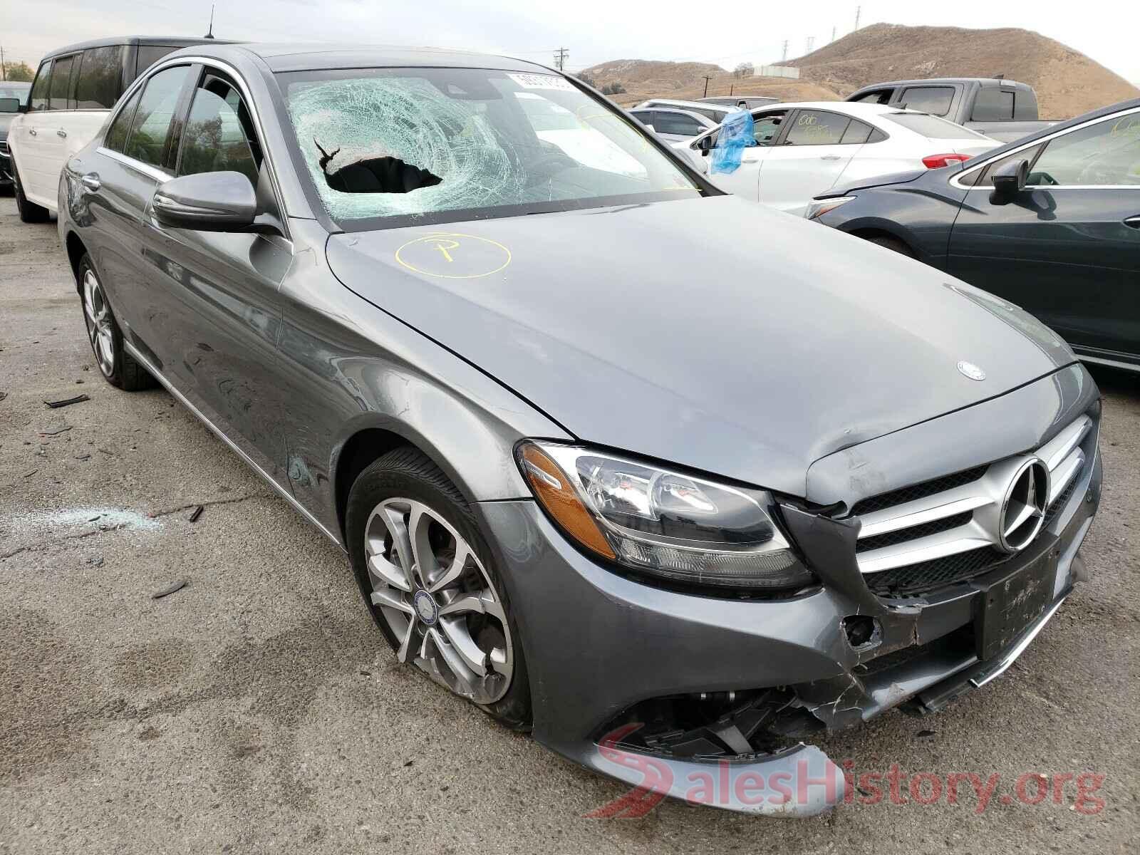 55SWF4KBXHU207750 2017 MERCEDES-BENZ C CLASS