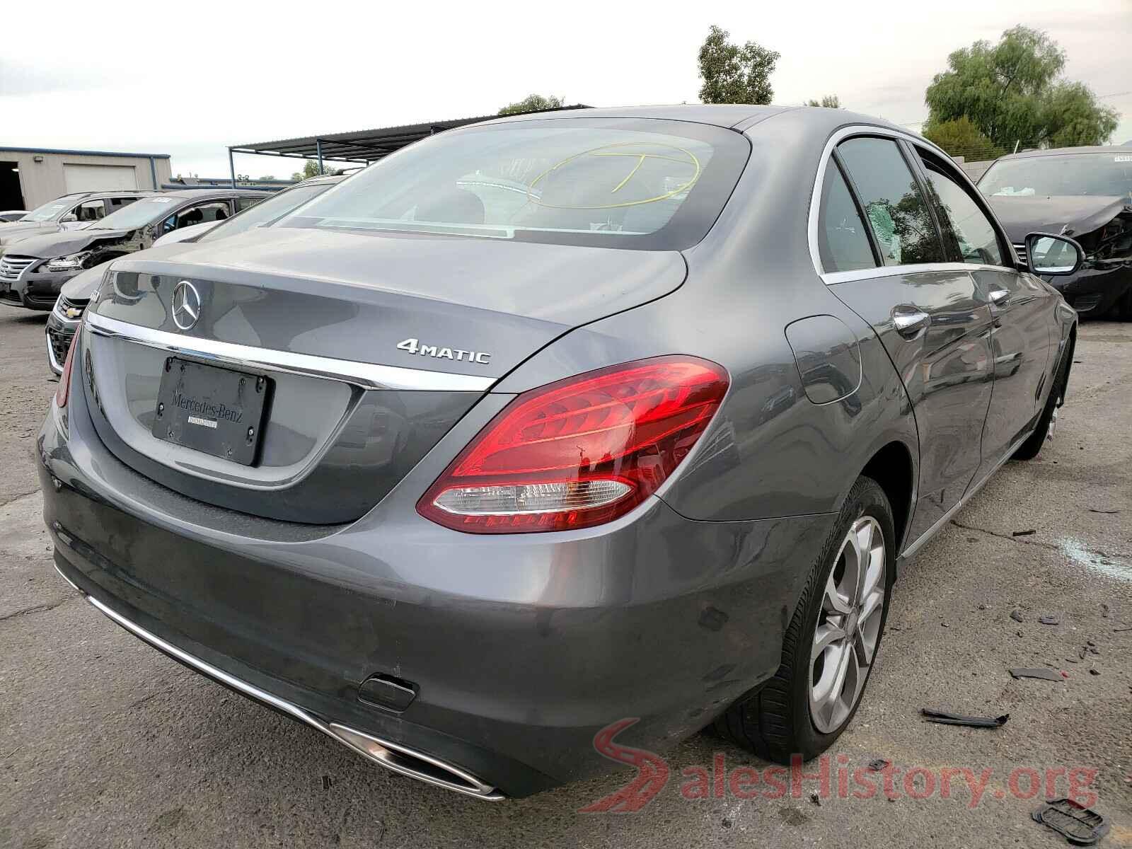 55SWF4KBXHU207750 2017 MERCEDES-BENZ C CLASS