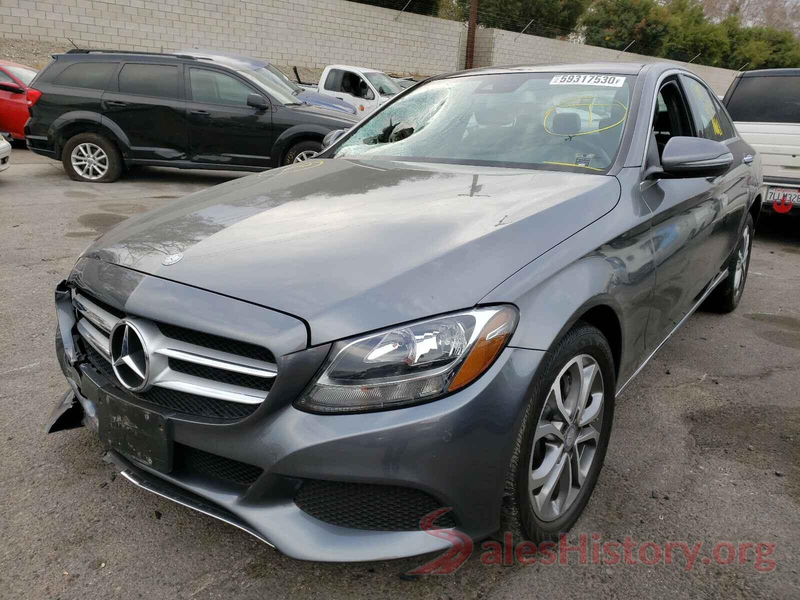 55SWF4KBXHU207750 2017 MERCEDES-BENZ C CLASS