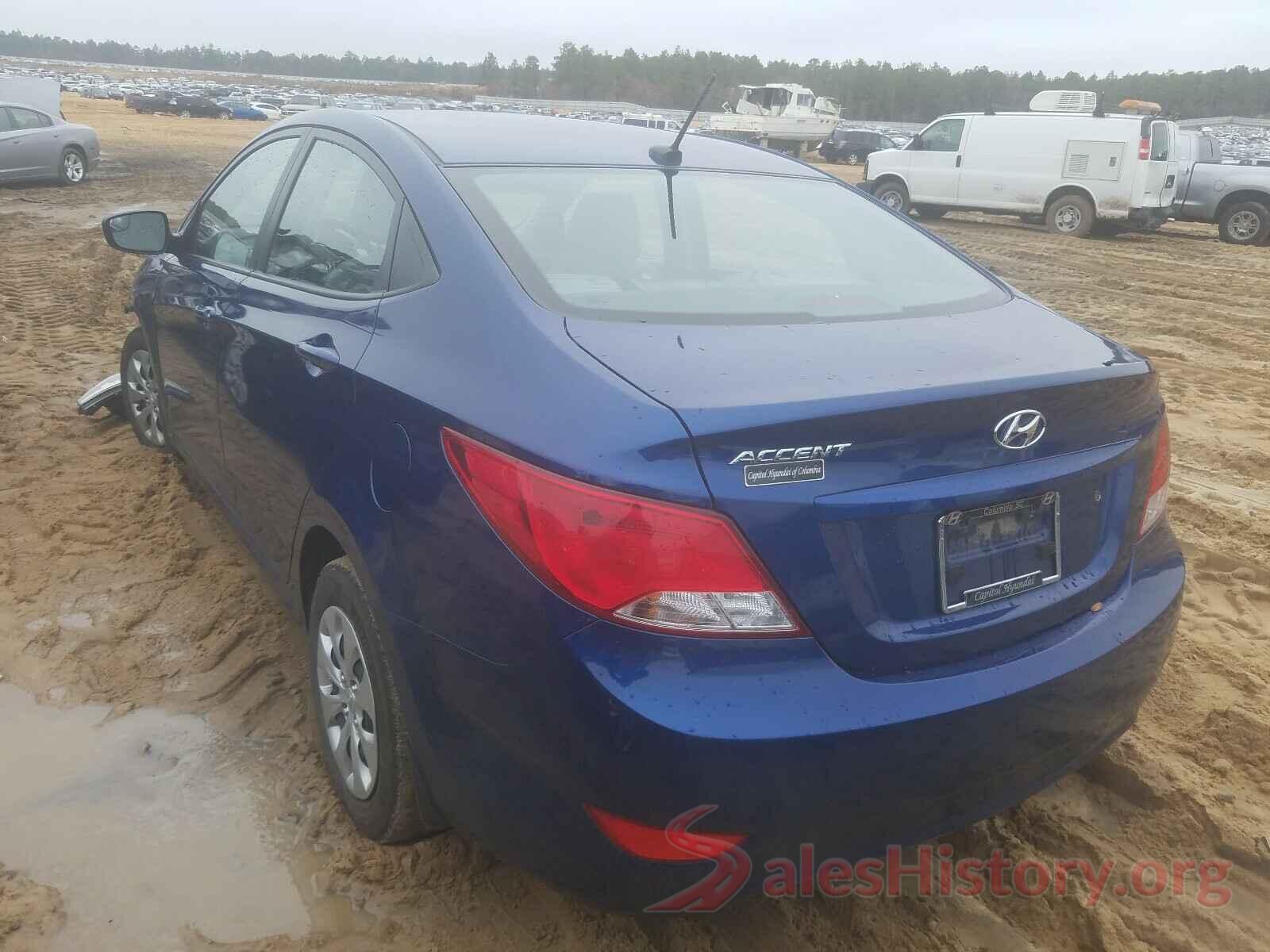 KMHCT4AE2GU164435 2016 HYUNDAI ACCENT