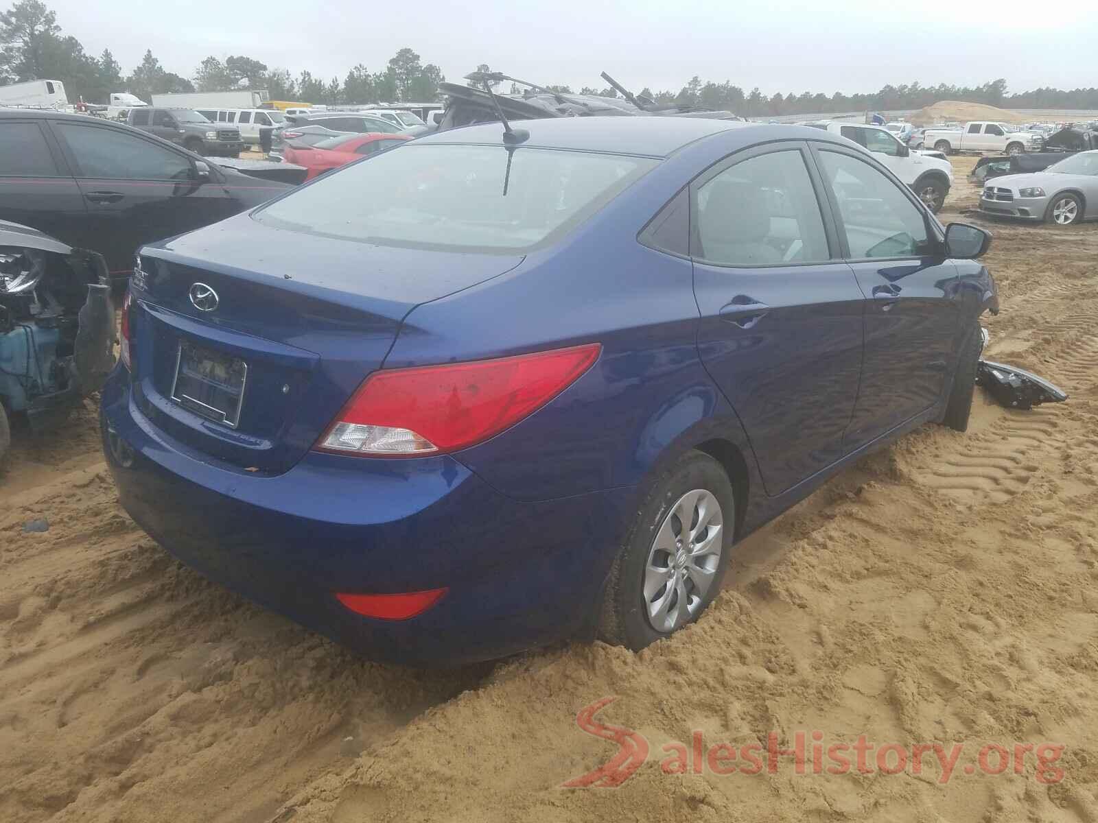 KMHCT4AE2GU164435 2016 HYUNDAI ACCENT