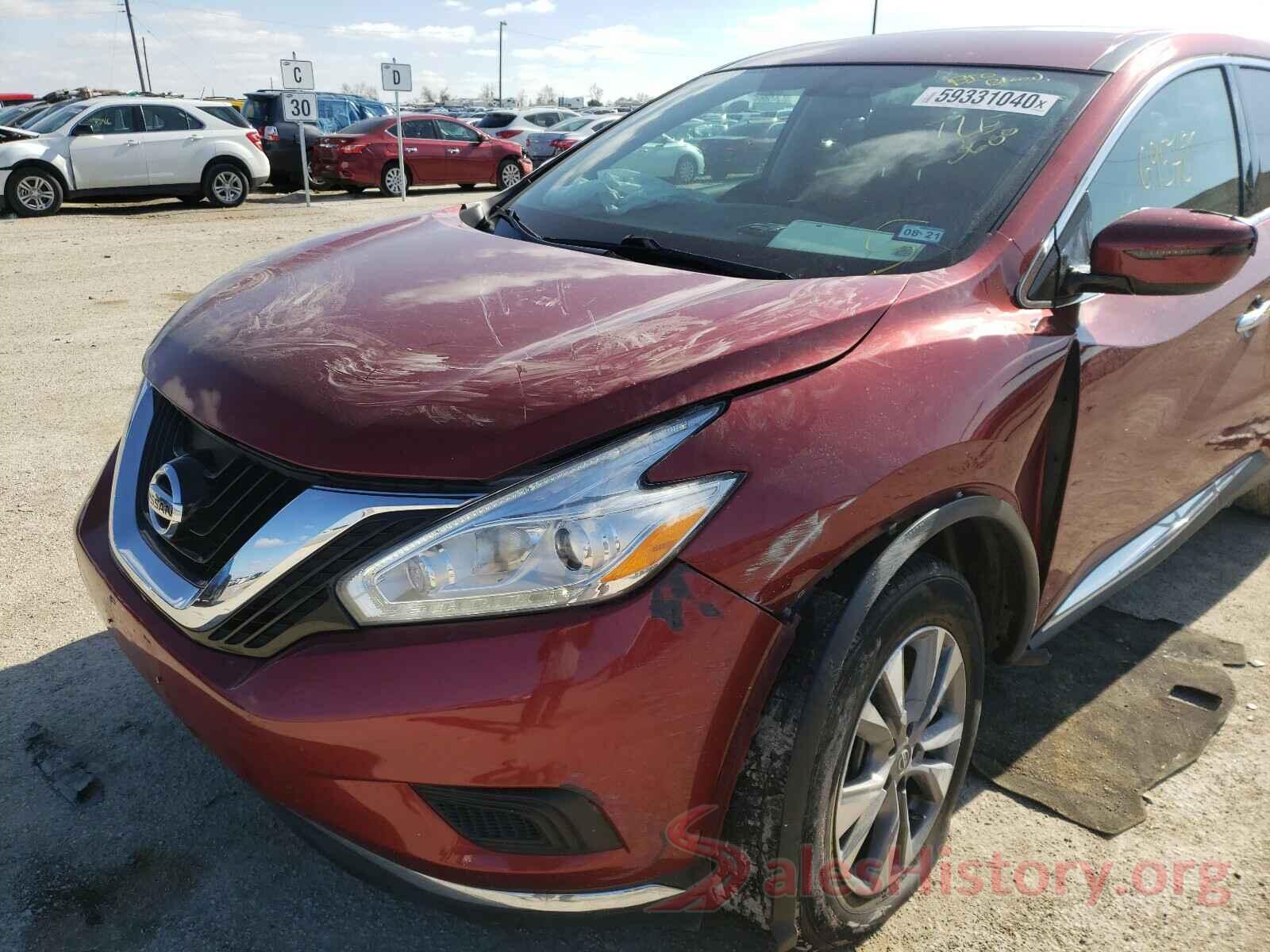 5N1AZ2MG9GN132308 2016 NISSAN MURANO