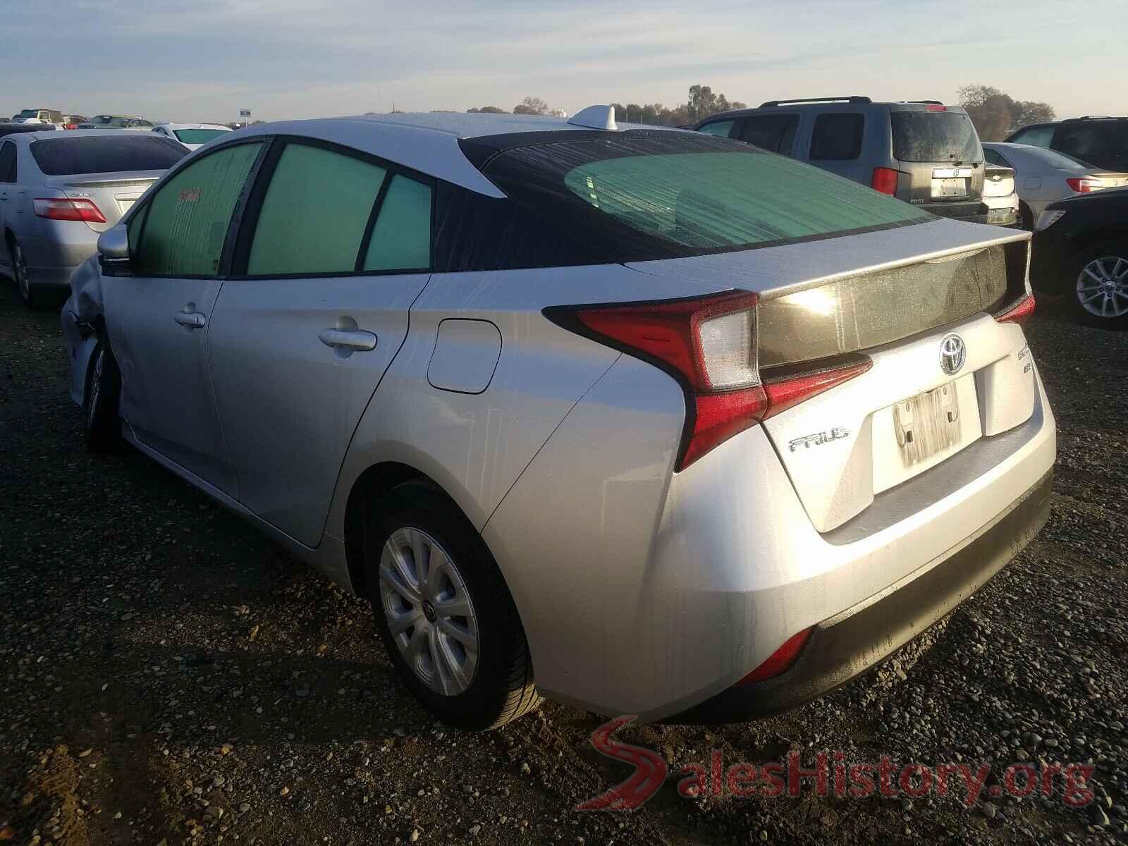 JTDKARFUXL3112215 2020 TOYOTA PRIUS