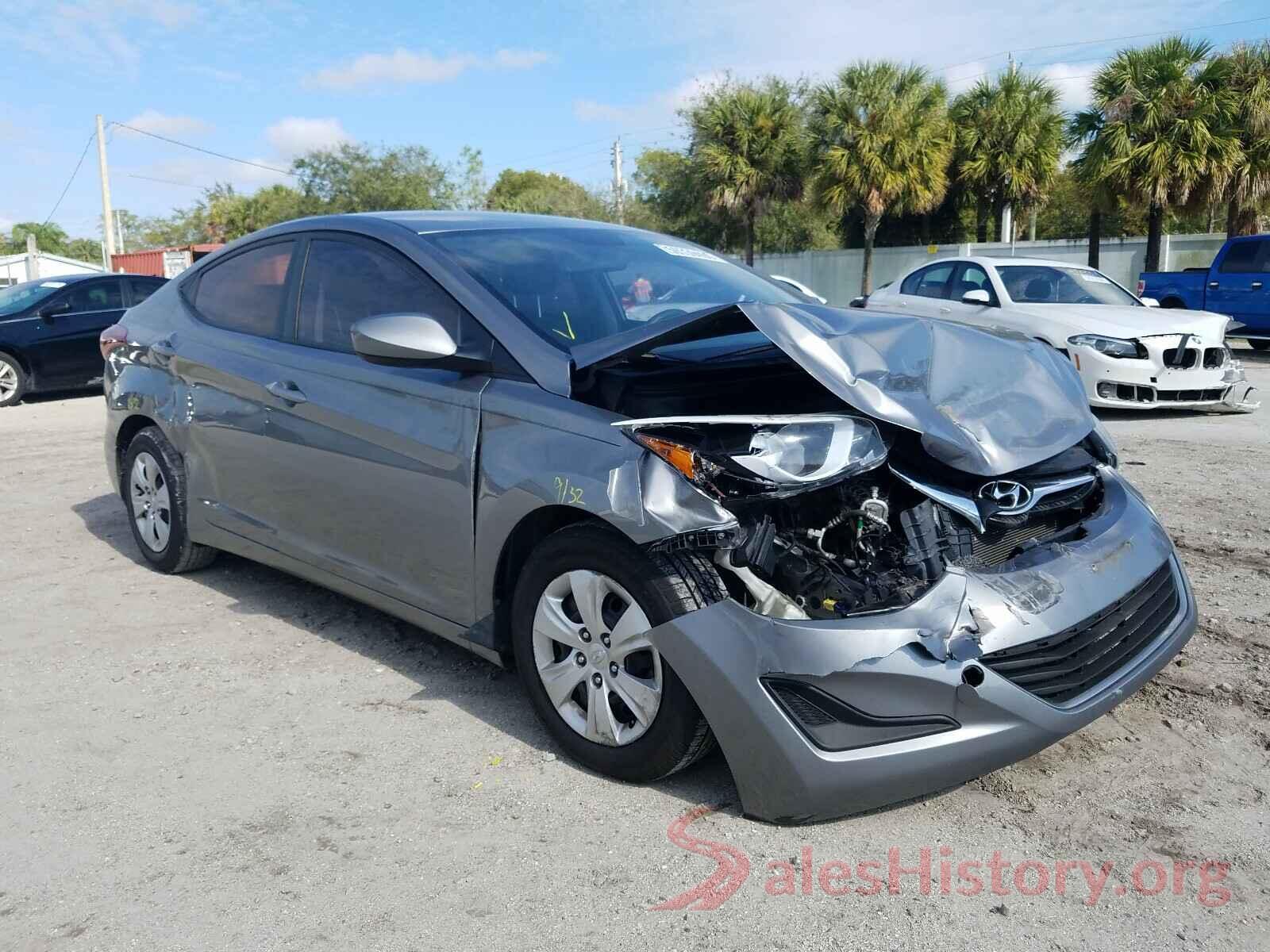 KMHDH4AE0GU511864 2016 HYUNDAI ELANTRA