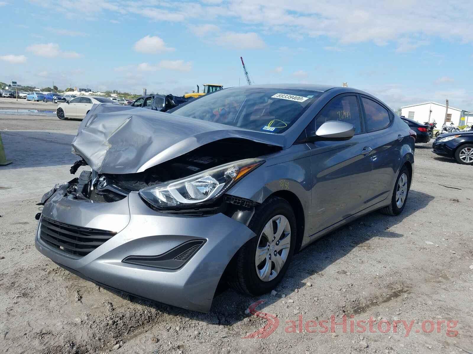 KMHDH4AE0GU511864 2016 HYUNDAI ELANTRA