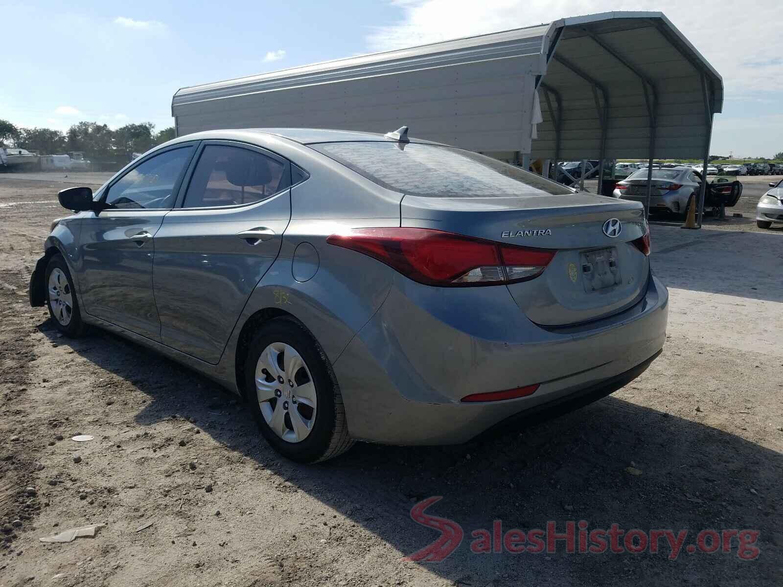 KMHDH4AE0GU511864 2016 HYUNDAI ELANTRA