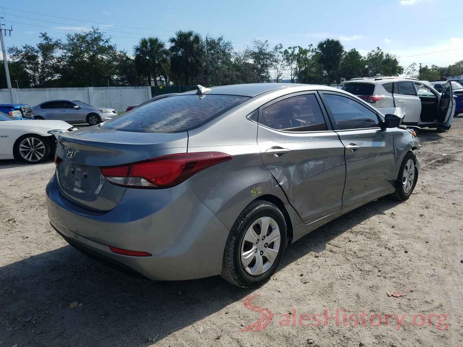 KMHDH4AE0GU511864 2016 HYUNDAI ELANTRA