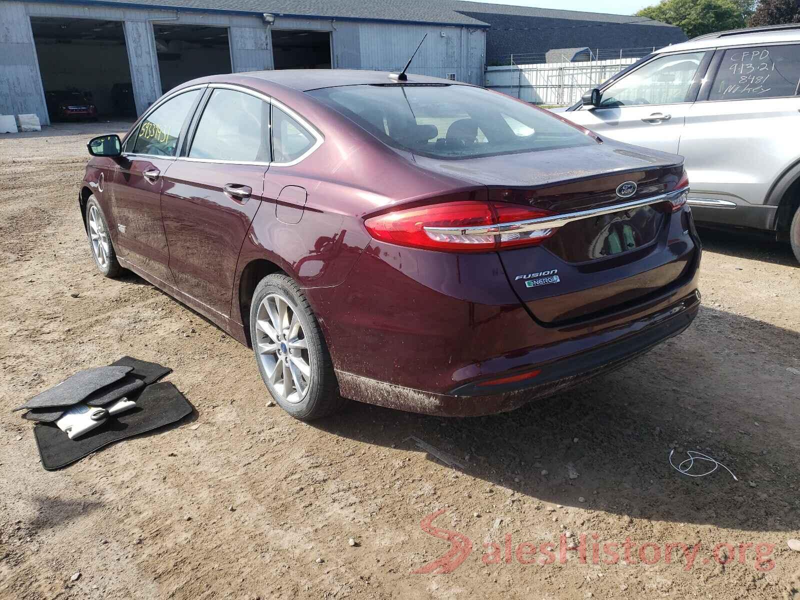 3FA6P0PU0HR291762 2017 FORD FUSION