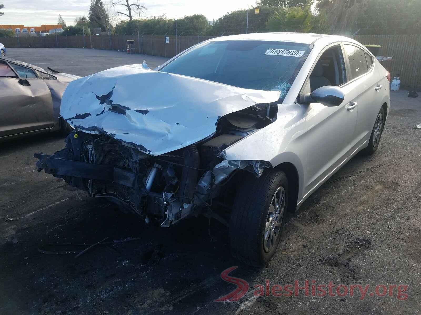 KMHD74LF6HU085043 2017 HYUNDAI ELANTRA