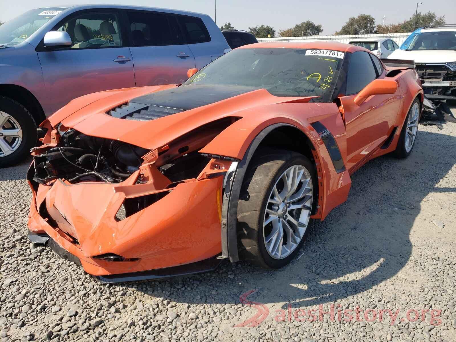 1G1YT2D61K5603025 2019 CHEVROLET CORVETTE