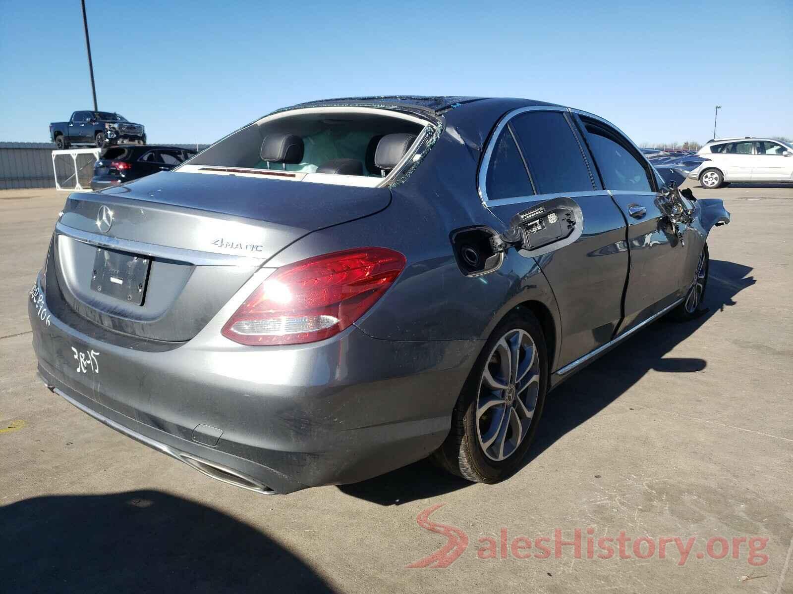 55SWF4KB4HU222342 2017 MERCEDES-BENZ C CLASS