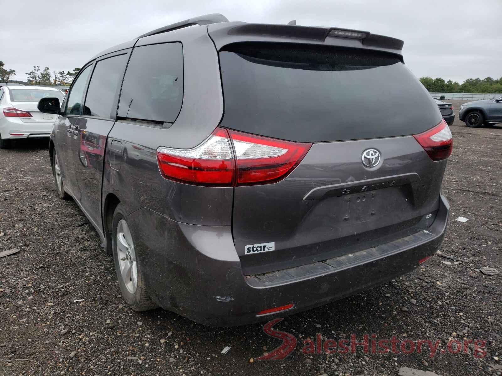 5TDKZ3DC3KS990016 2019 TOYOTA SIENNA