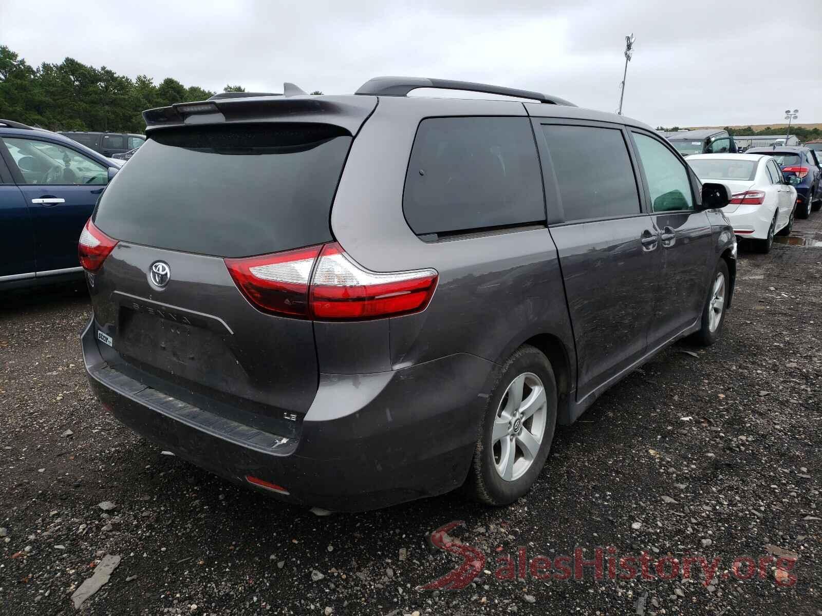 5TDKZ3DC3KS990016 2019 TOYOTA SIENNA