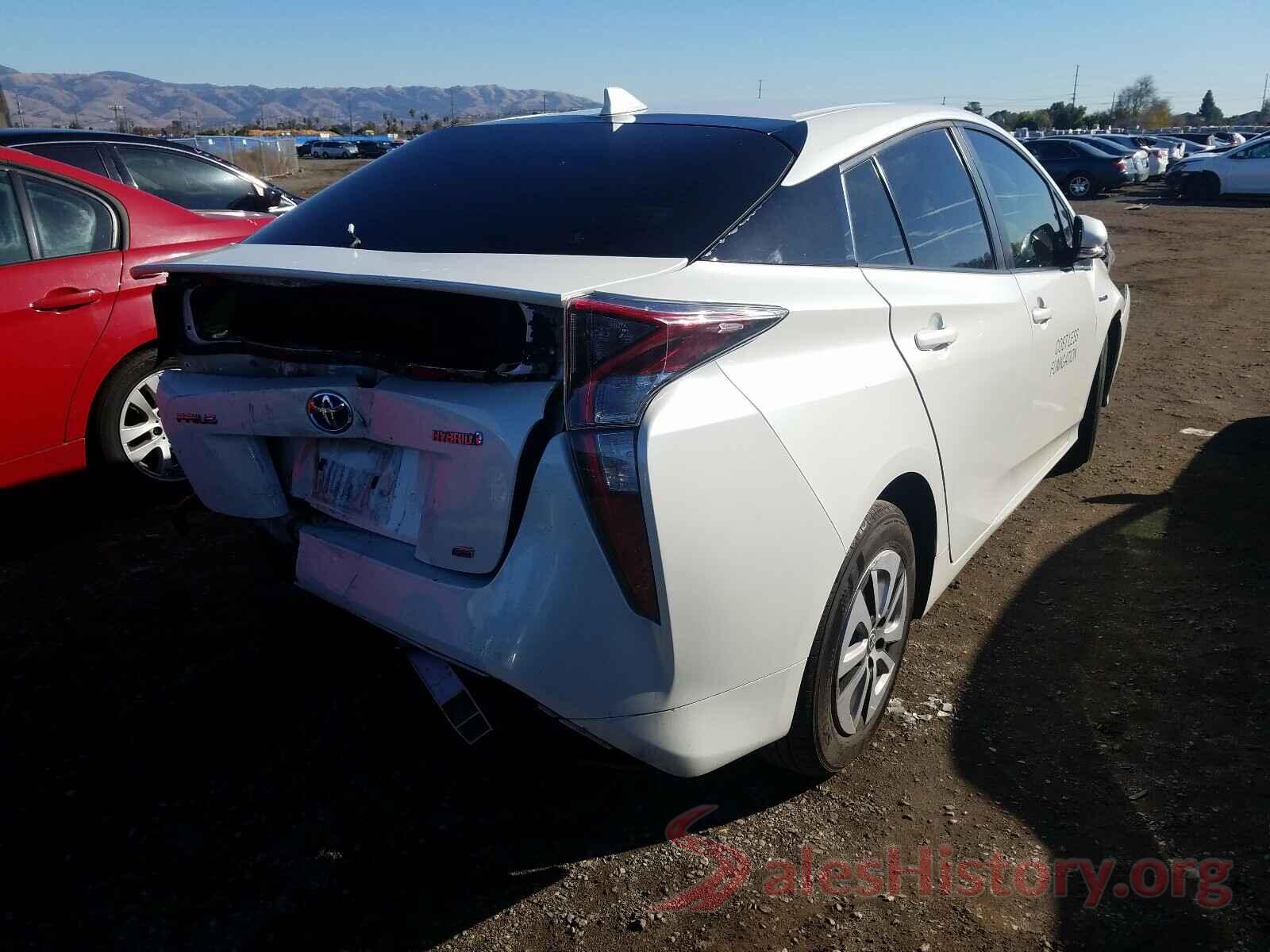 JTDKARFU6G3524377 2016 TOYOTA PRIUS