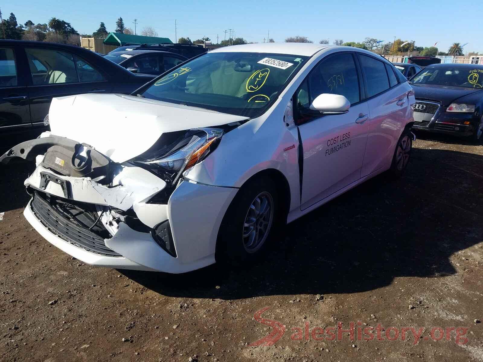 JTDKARFU6G3524377 2016 TOYOTA PRIUS