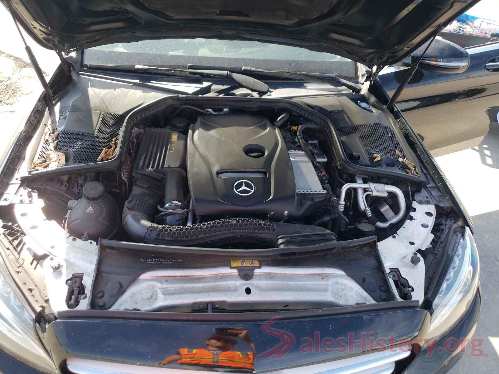 55SWF4KB8HU186316 2017 MERCEDES-BENZ C-CLASS