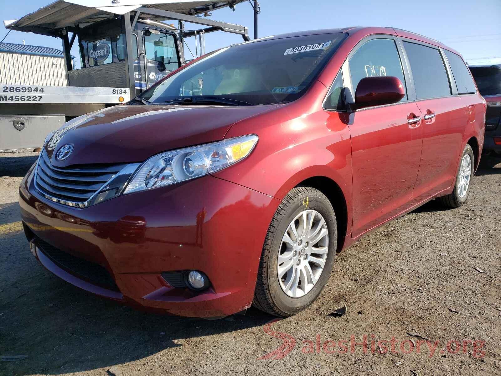 5TDYK3DC0GS759063 2016 TOYOTA SIENNA