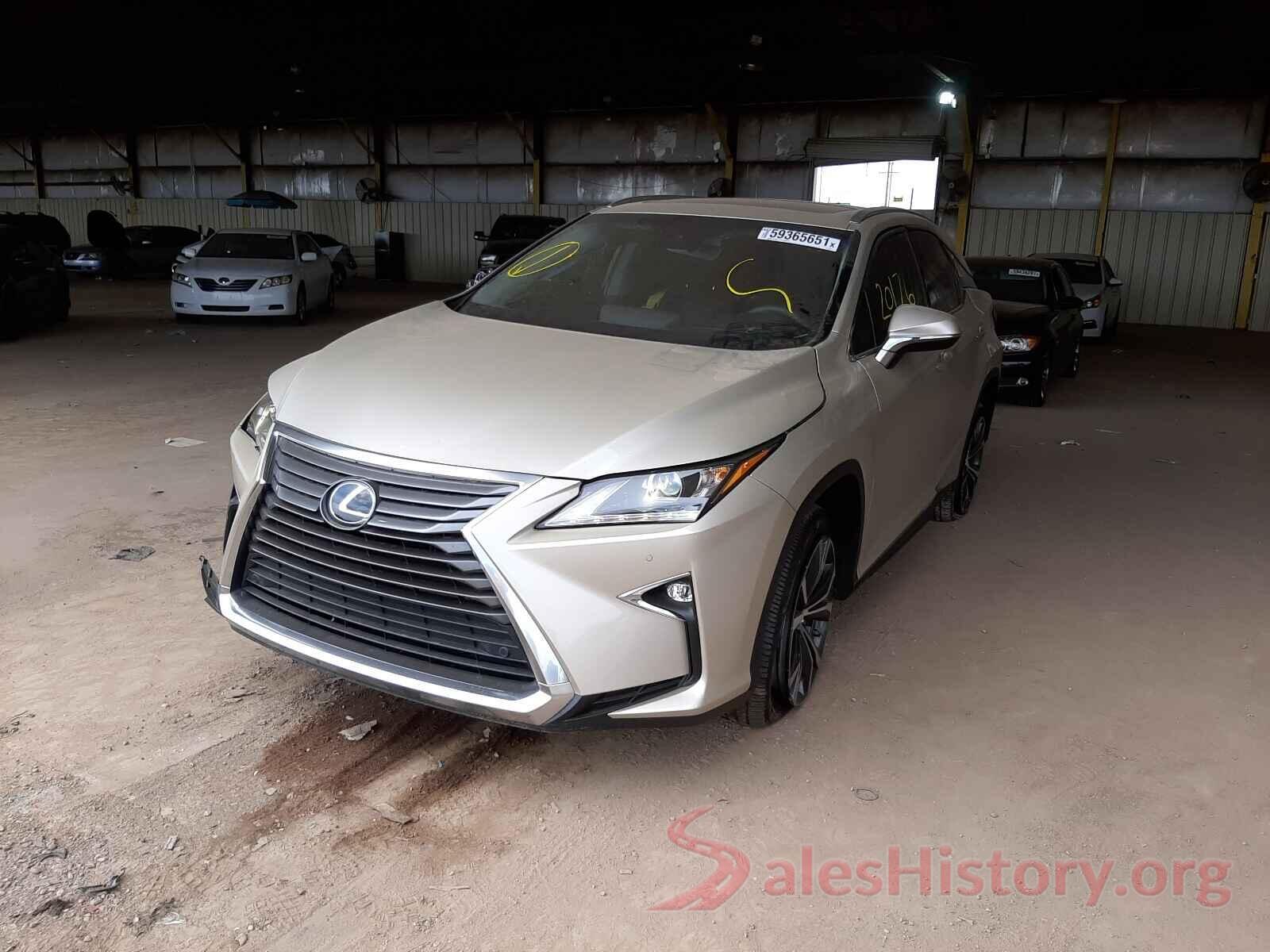 2T2ZZMCA7HC067720 2017 LEXUS RX350