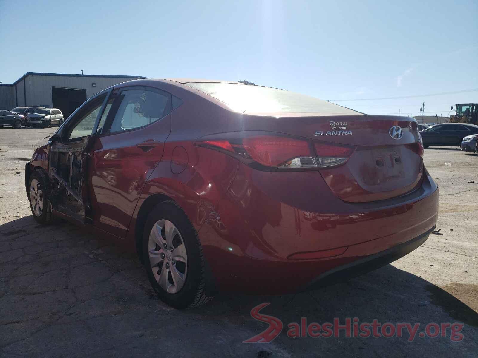 5NPDH4AE1GH664137 2016 HYUNDAI ELANTRA