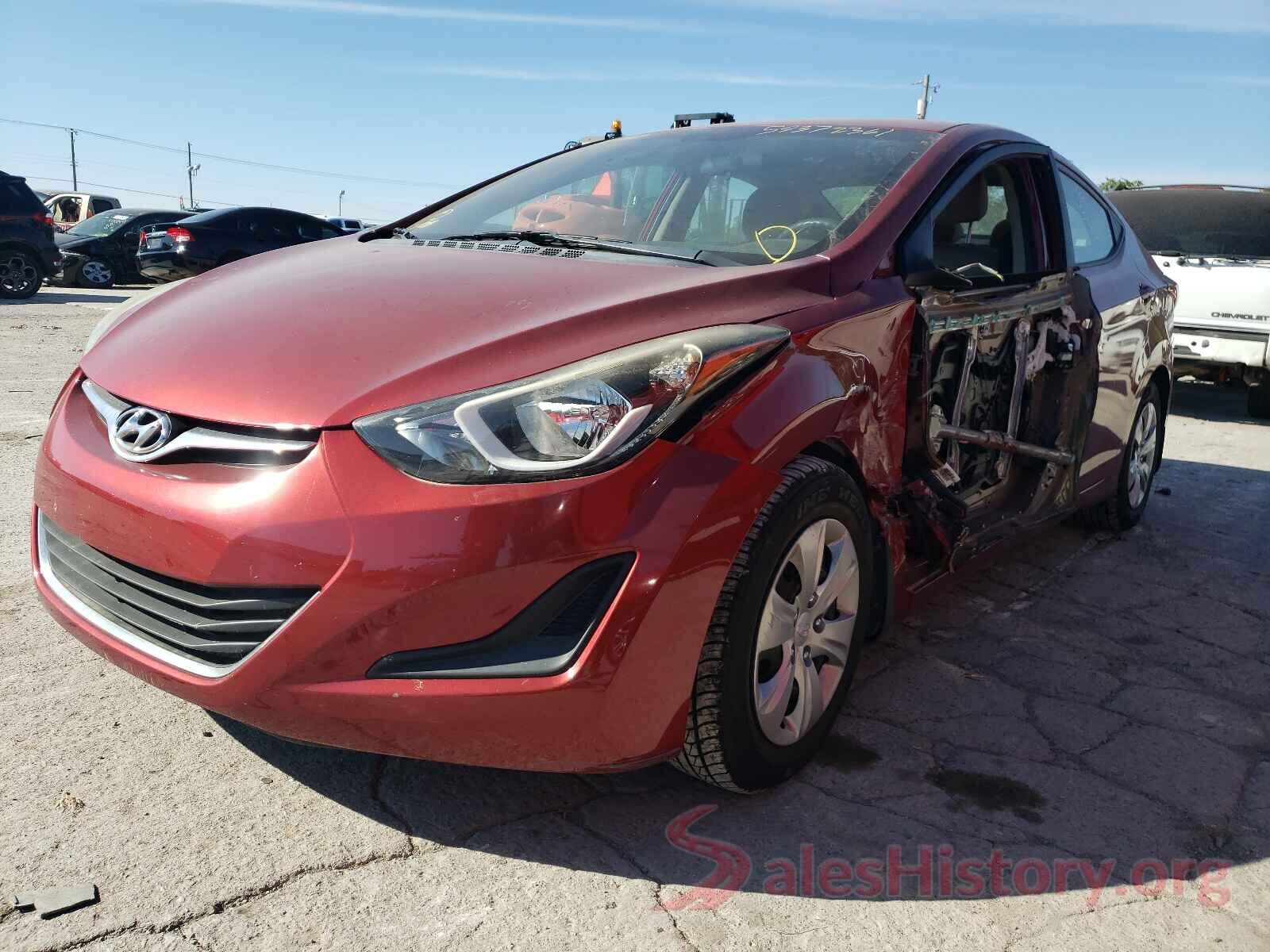 5NPDH4AE1GH664137 2016 HYUNDAI ELANTRA