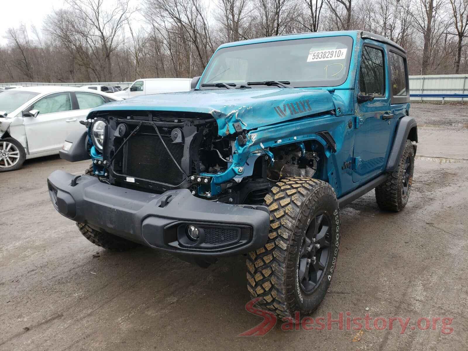 1C4GJXAG2LW325766 2020 JEEP WRANGLER