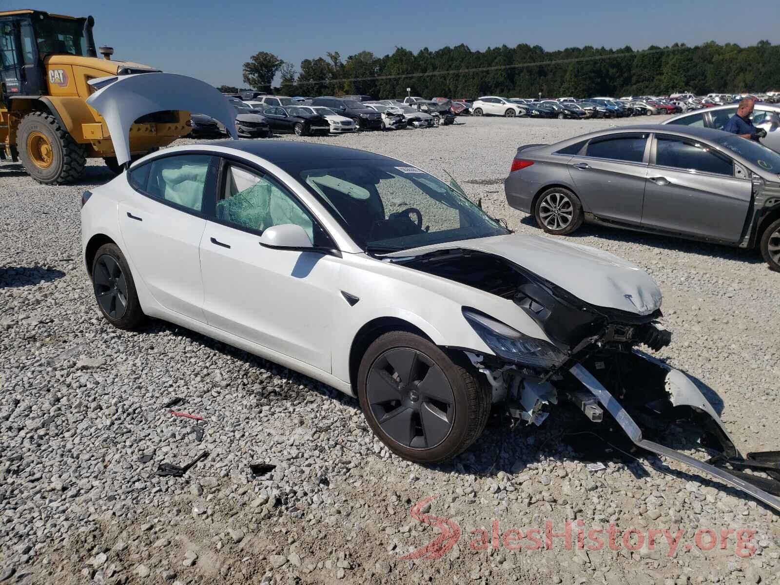 5YJ3E1EA0MF852202 2021 TESLA MODEL 3