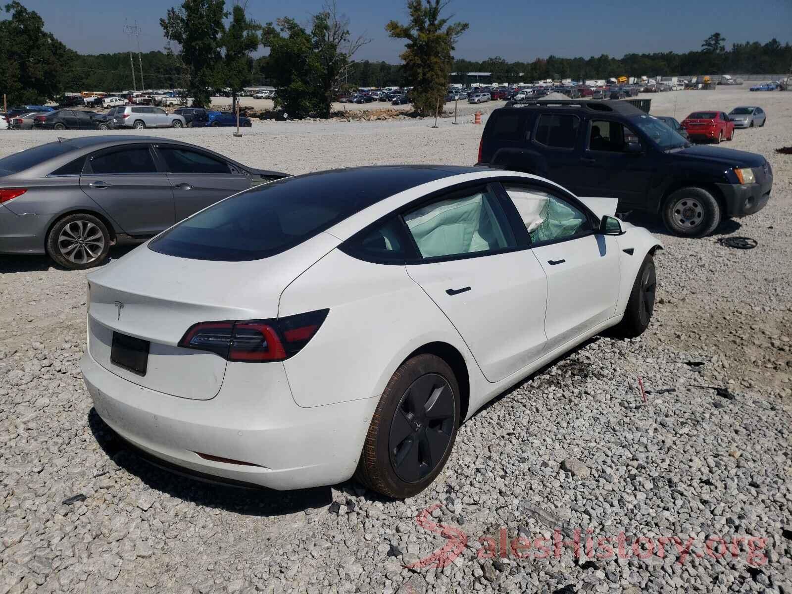 5YJ3E1EA0MF852202 2021 TESLA MODEL 3