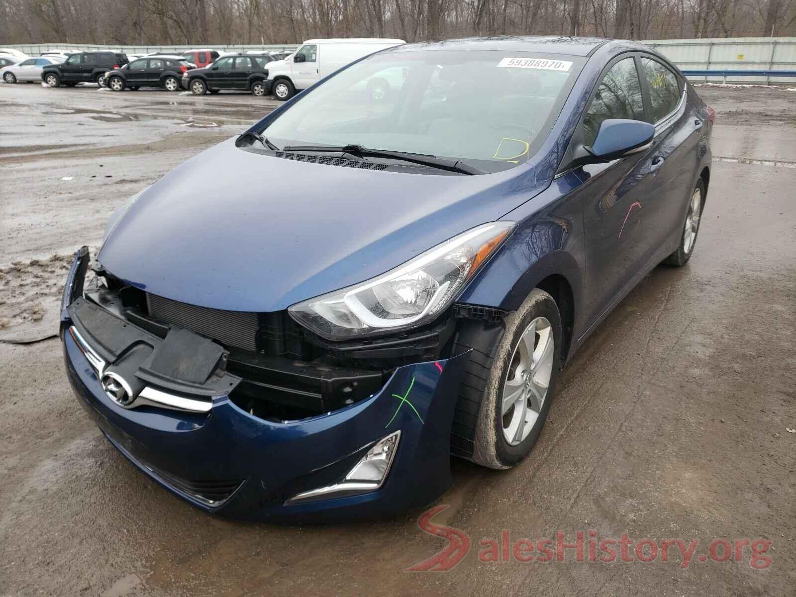 5NPDH4AE3GH748265 2016 HYUNDAI ELANTRA