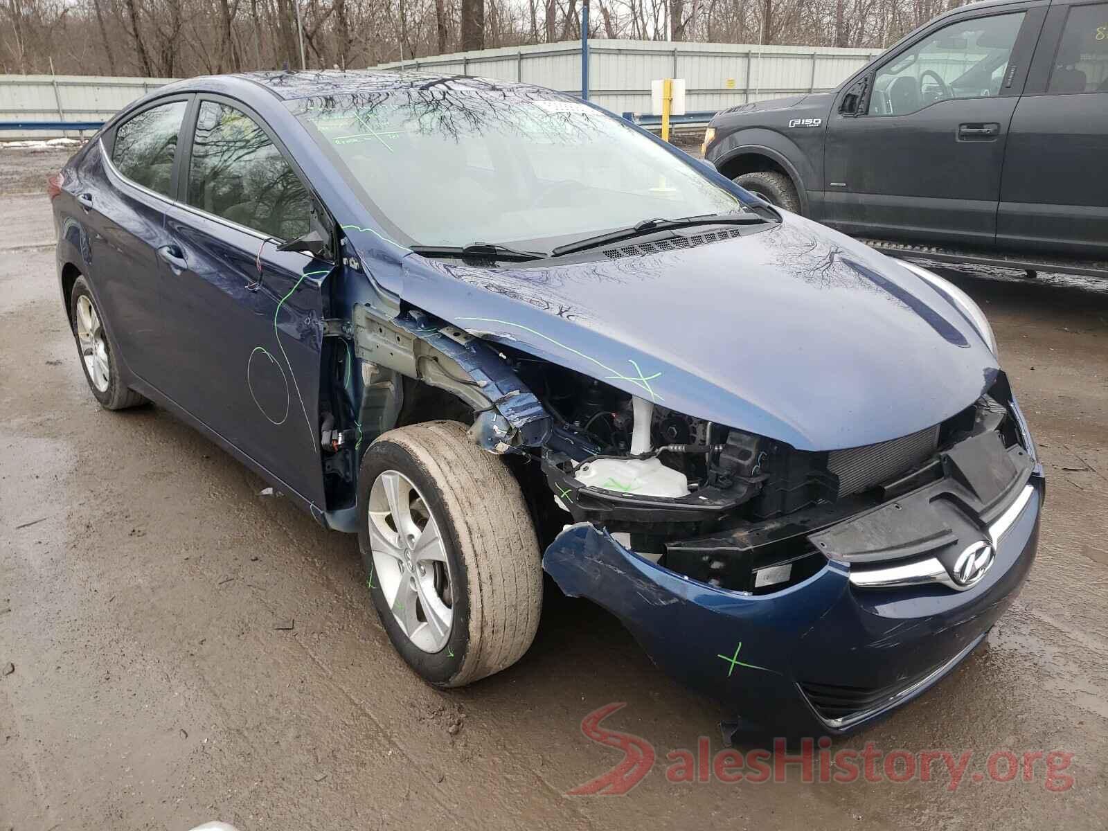 5NPDH4AE3GH748265 2016 HYUNDAI ELANTRA