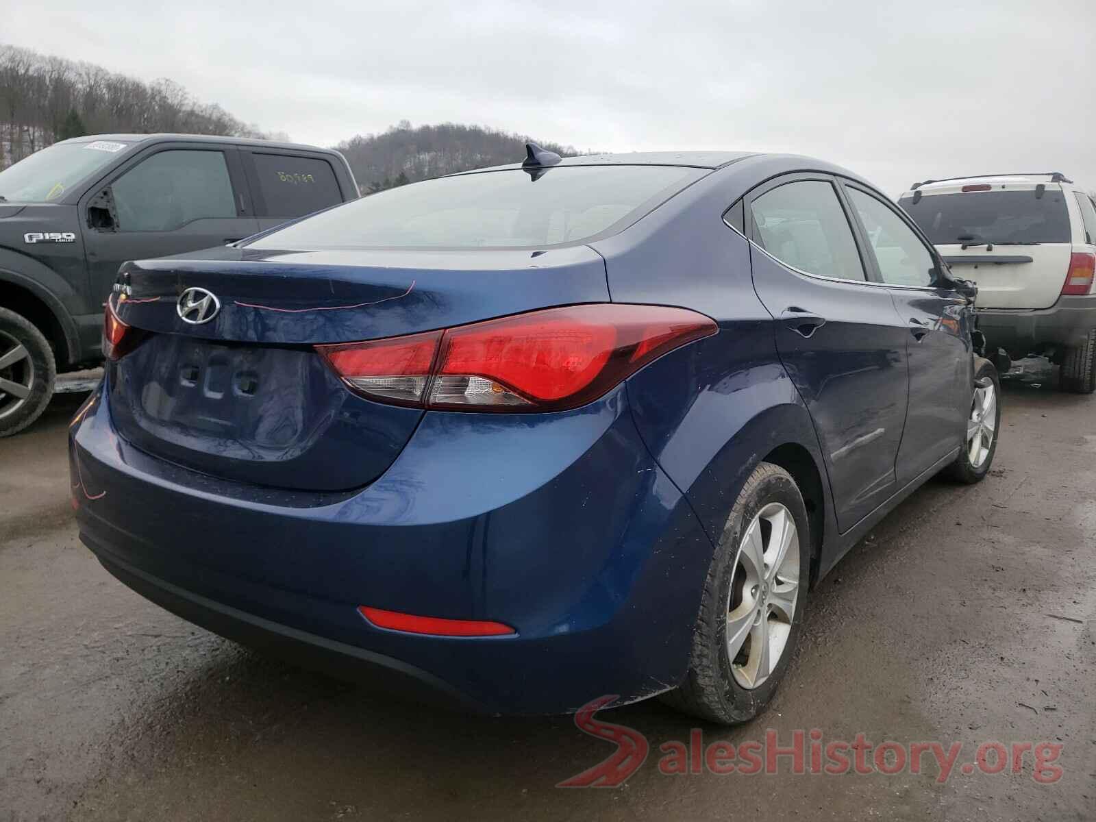 5NPDH4AE3GH748265 2016 HYUNDAI ELANTRA