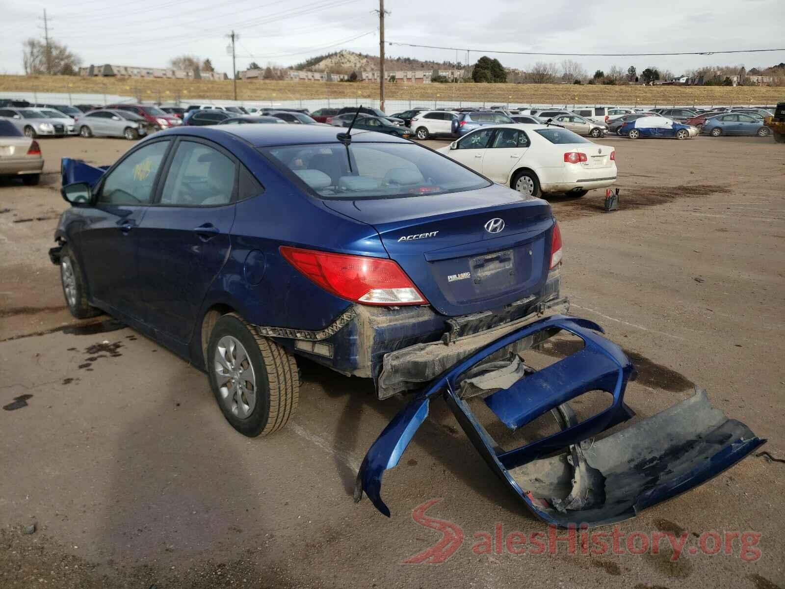 KMHCT4AE5GU031202 2016 HYUNDAI ACCENT