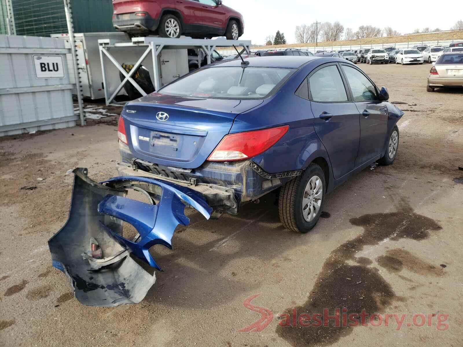 KMHCT4AE5GU031202 2016 HYUNDAI ACCENT