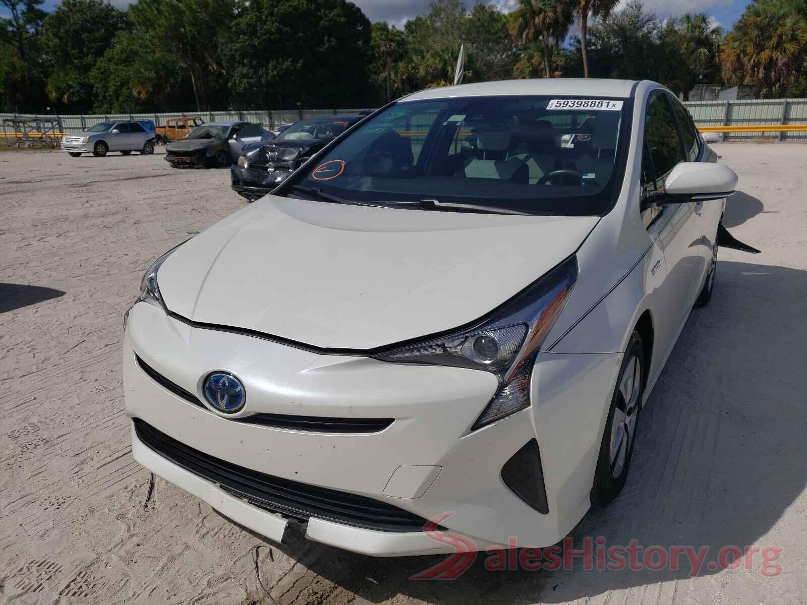 JTDKARFU7H3038453 2017 TOYOTA PRIUS