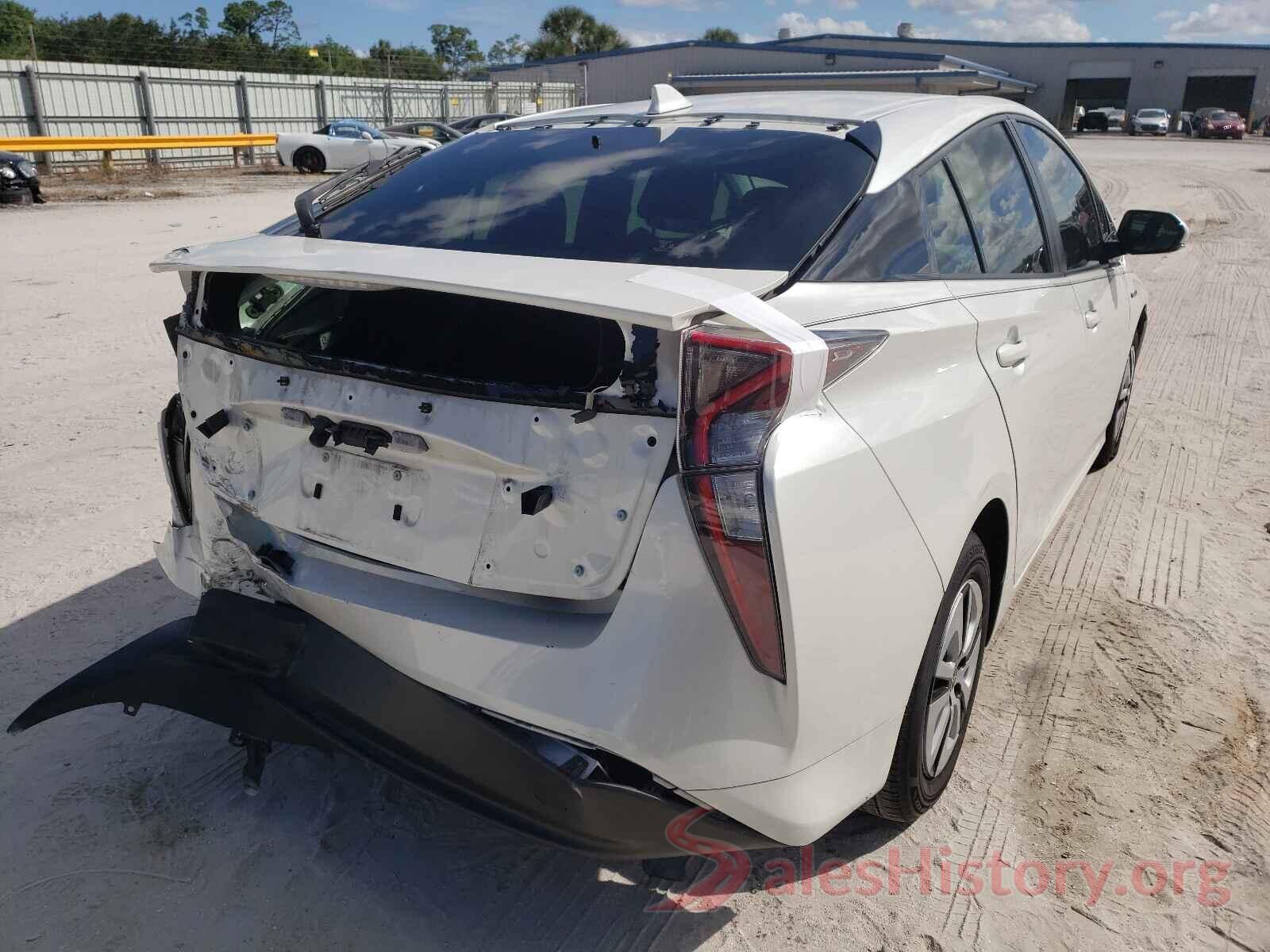 JTDKARFU7H3038453 2017 TOYOTA PRIUS