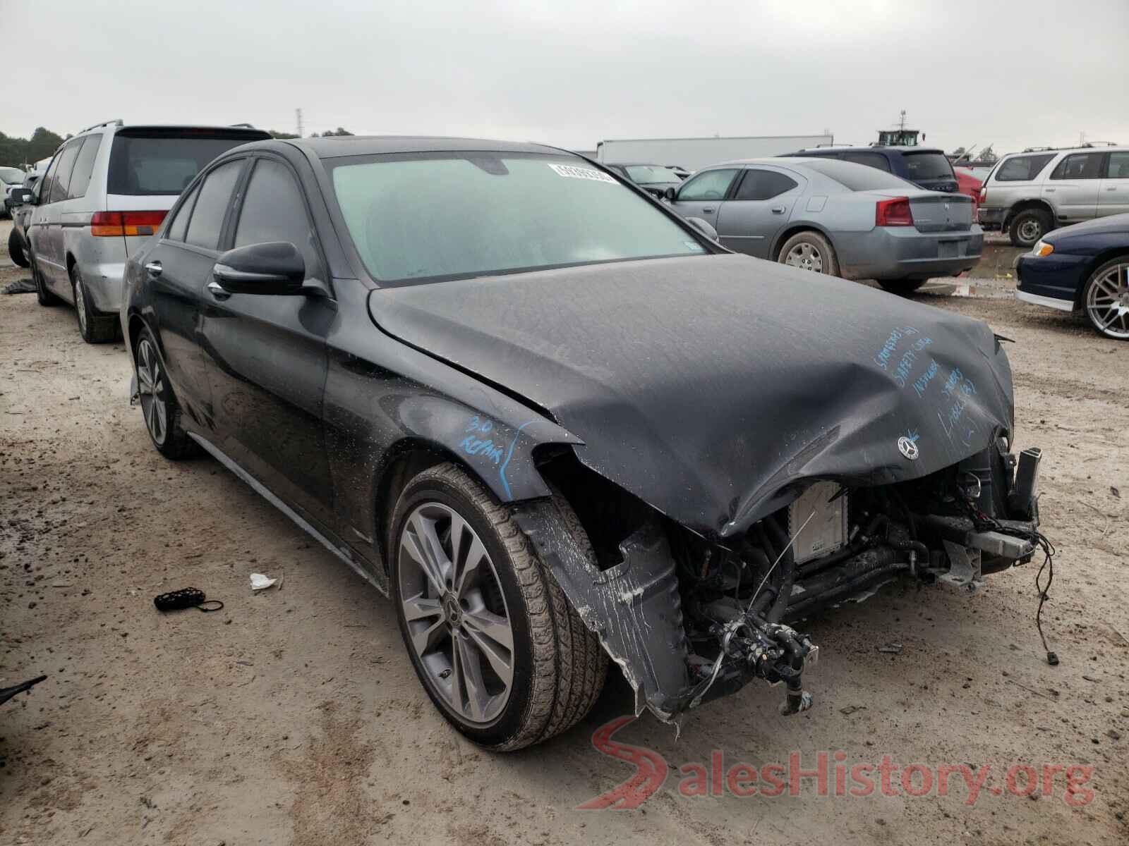 55SWF8DB8KU309446 2019 MERCEDES-BENZ C CLASS