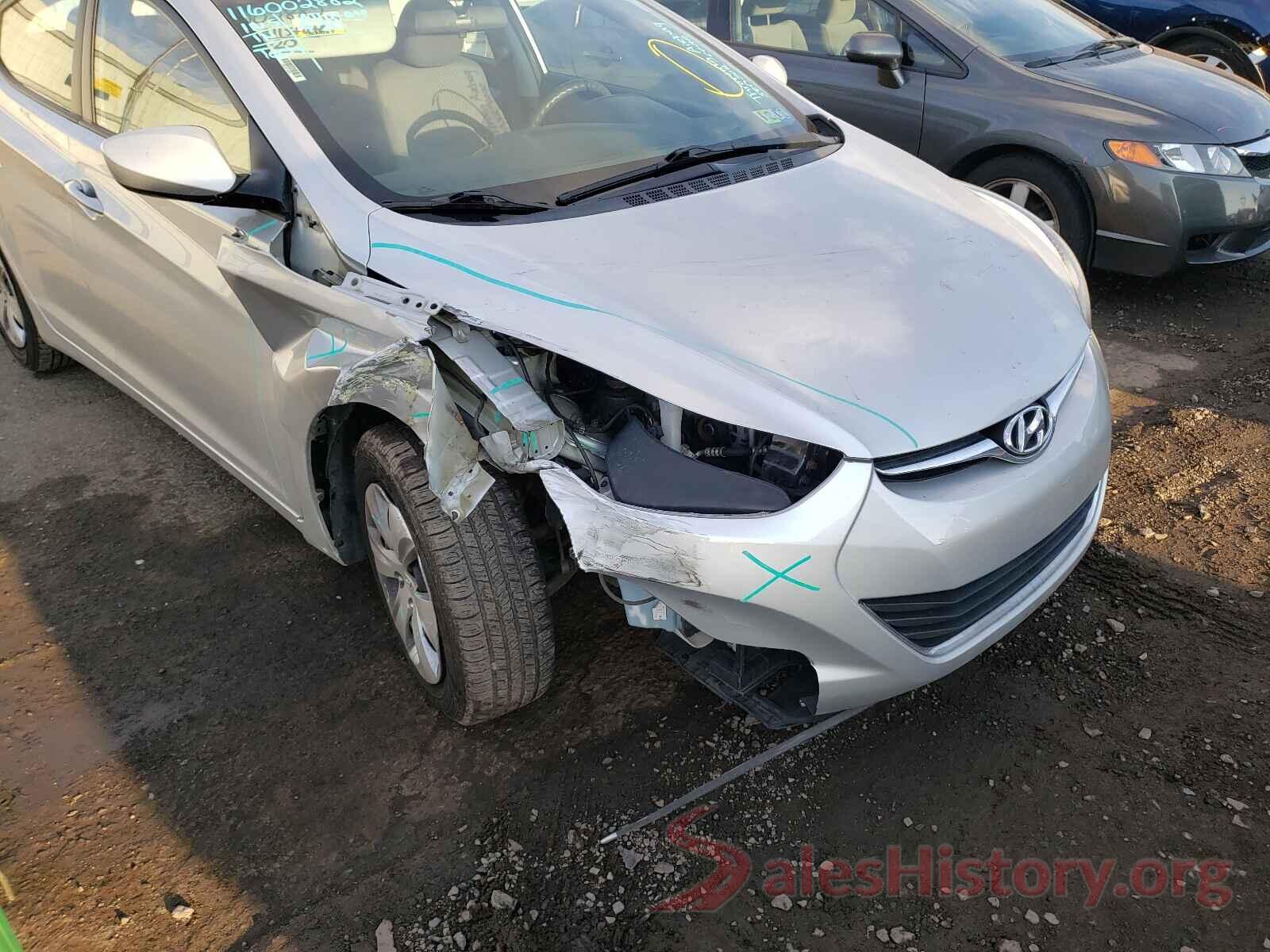 5NPDH4AE7GH693710 2016 HYUNDAI ELANTRA