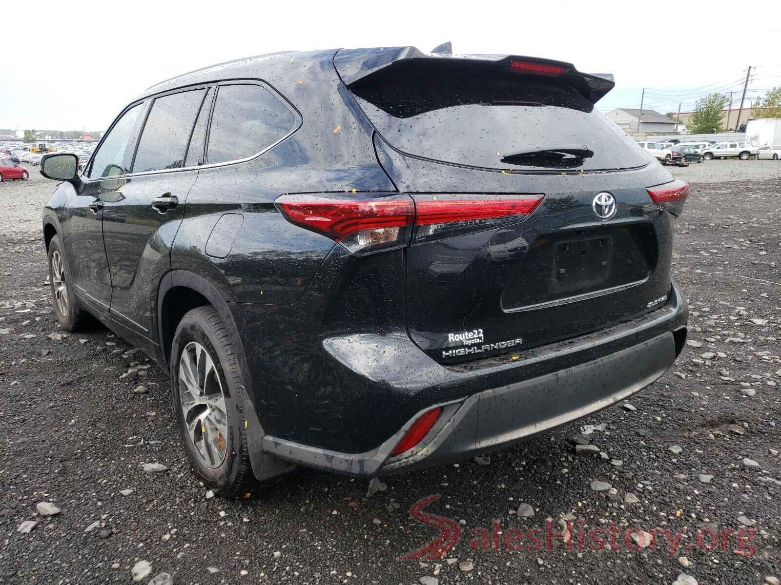 5TDGZRBH7MS542372 2021 TOYOTA HIGHLANDER