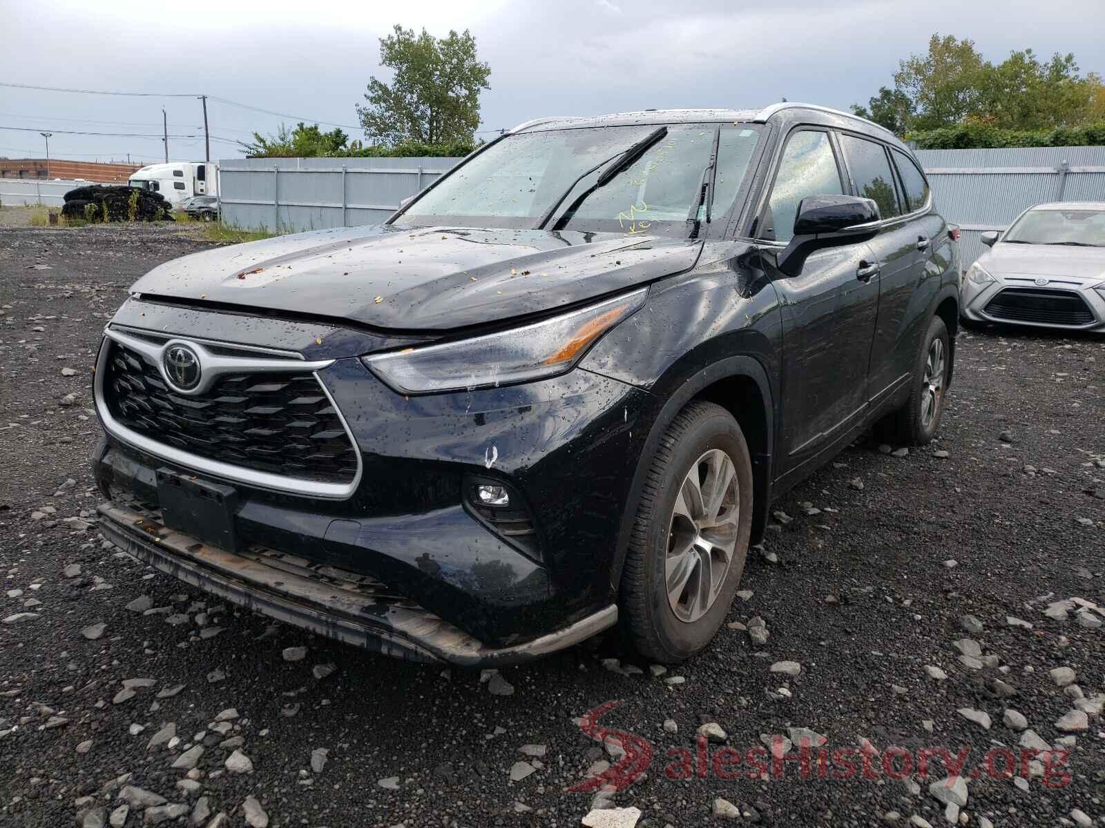 5TDGZRBH7MS542372 2021 TOYOTA HIGHLANDER