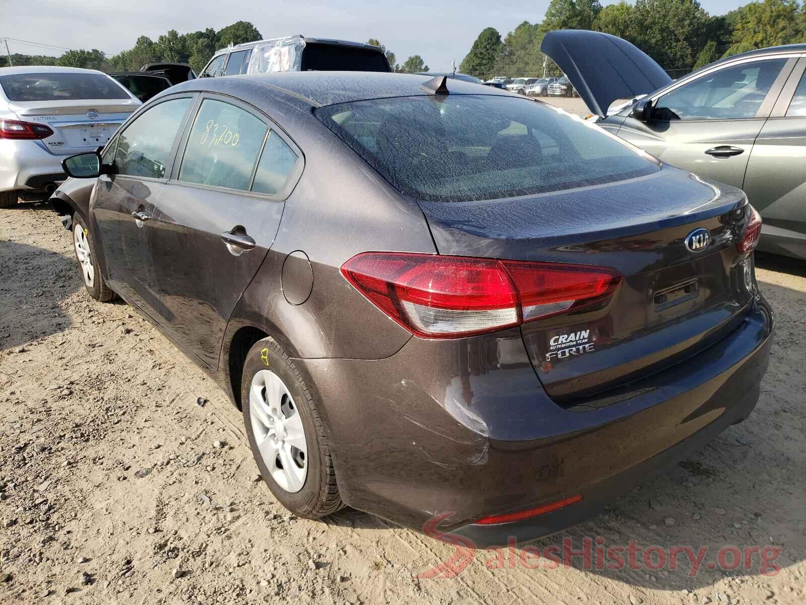 3KPFK4A70HE159160 2017 KIA FORTE