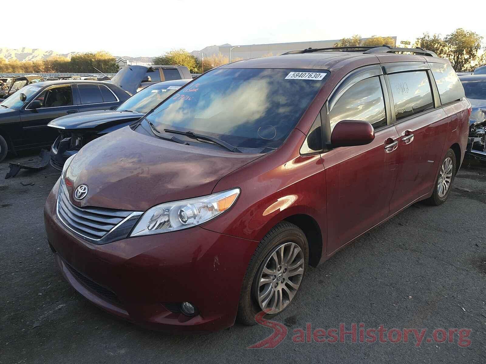 5TDYZ3DC0HS822997 2017 TOYOTA SIENNA