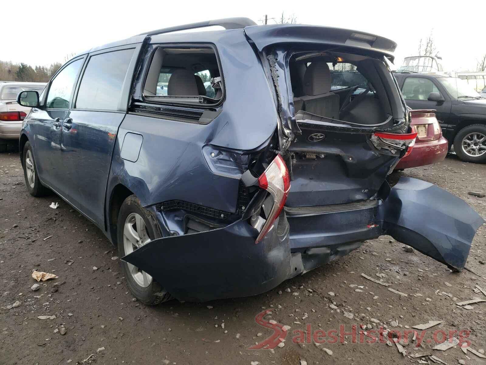 5TDKZ3DC6HS857307 2017 TOYOTA SIENNA