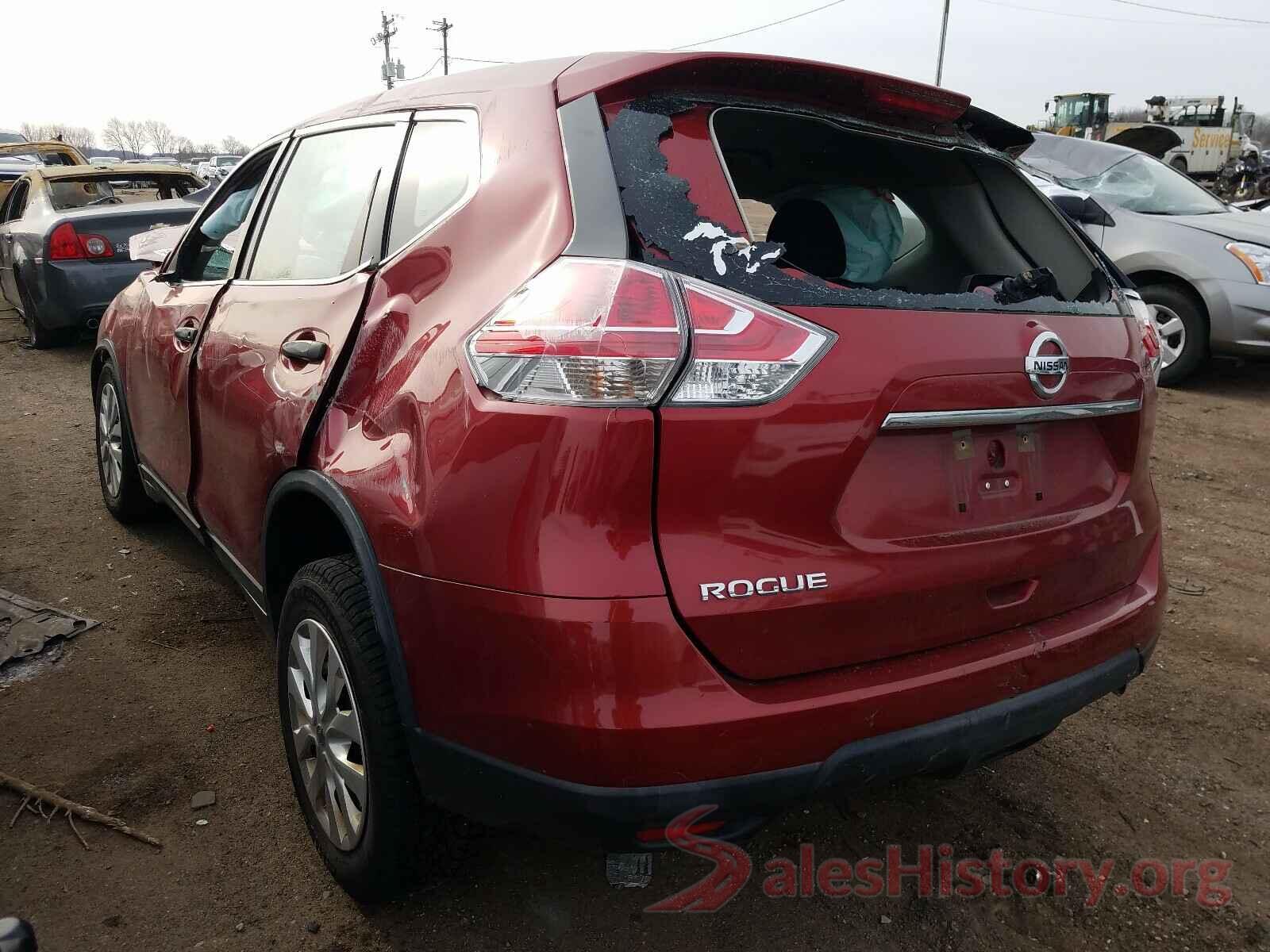 KNMAT2MT5GP701372 2016 NISSAN ROGUE